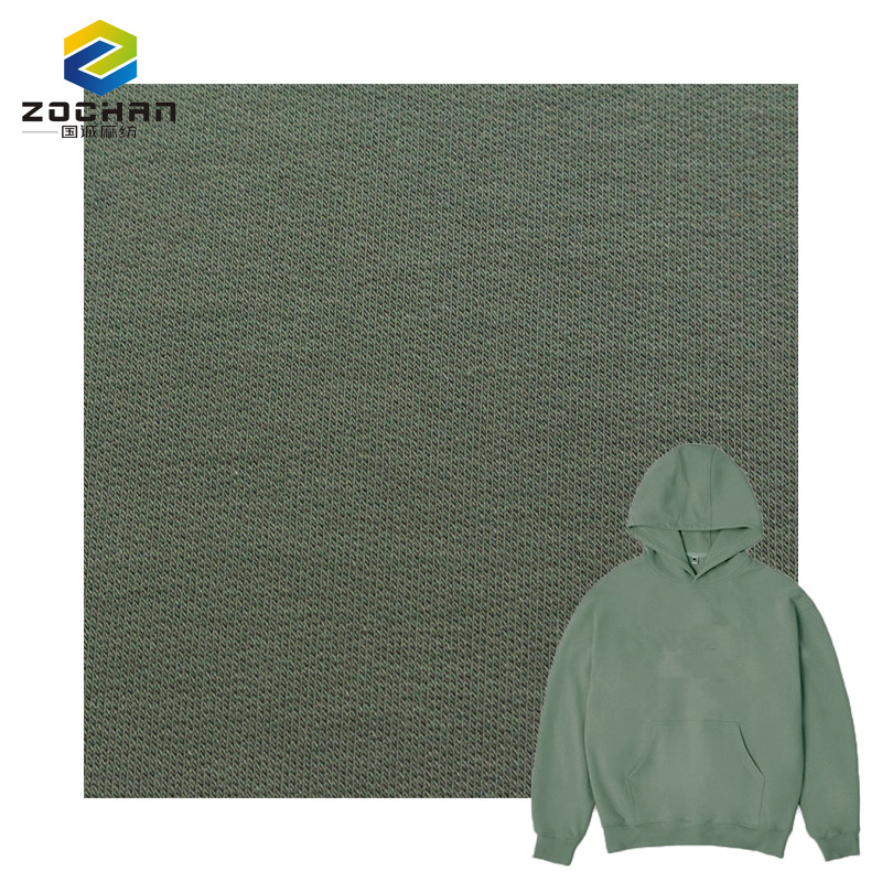 67% Bamboo 29% polyester 4% spandex brushed terry fleece knitted fabric for clothing