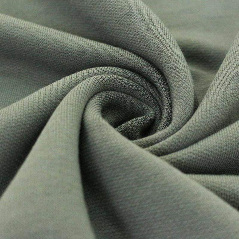 Wholesale 67% Bamboo 29% polyester 4% spandex brushed terry fleece knitting fabric for Sweatshirt