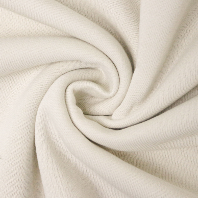 hot selling 100% pure cotton brushed terry French terry napped thermal fabric for winter fleeces