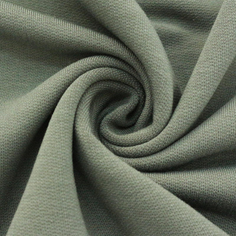 67% Bamboo 29% polyester 4% spandex brushed terry fleece knitted fabric for clothing