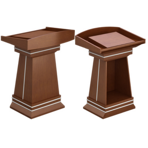 High grade wooden church podium for speech and lectern