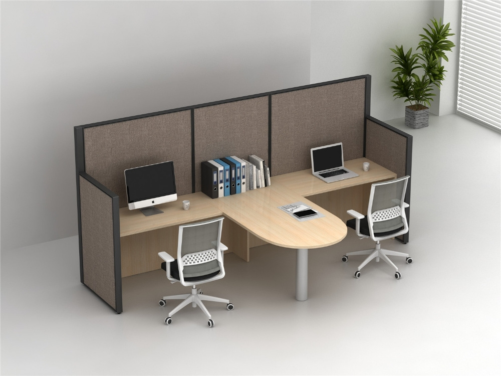 office table 3 person office workstation/office furniture reception desk