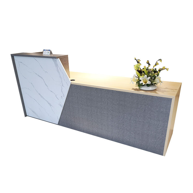 Front desk reception furniture modern white reception desk beauty salon