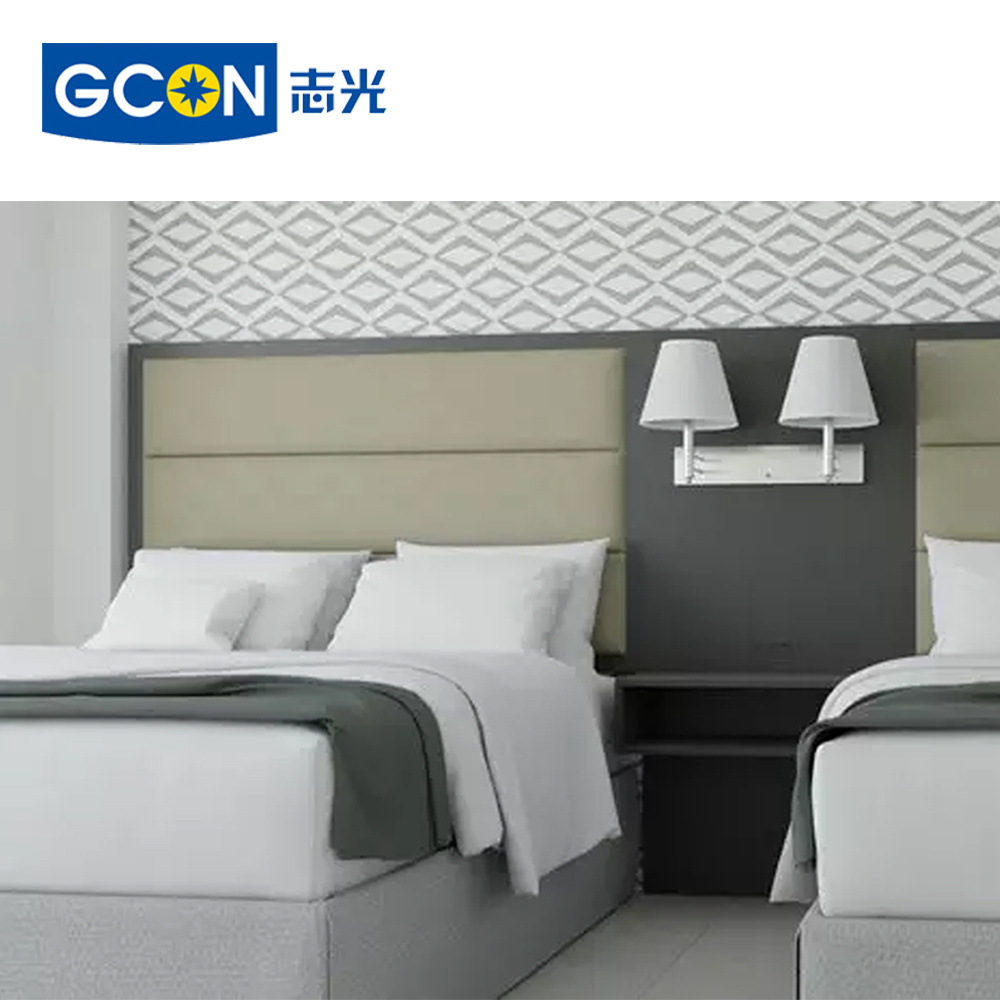 Factory OEM Wall Mount Hotel Headboard Fabric Tufted Wooden Panel for Bed