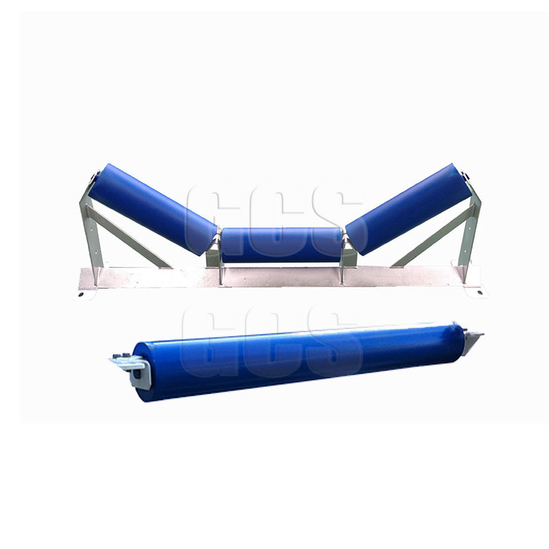 belt conveyor used standard conveyor idler roller carrier trough return roller