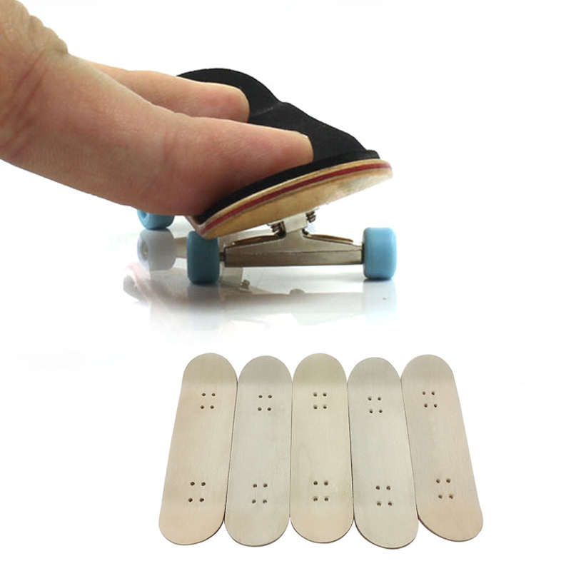 Mini finger skateboard 5 layers professional maple leaf children adult blank deck 100 * 30MM fingertip skateboard