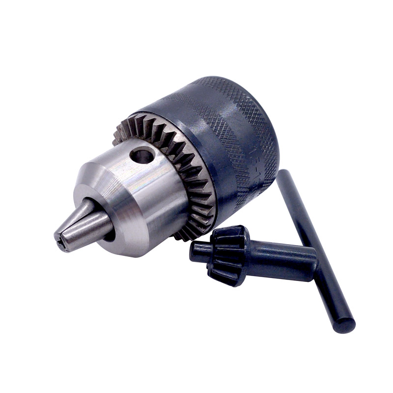 1pcs Thread1.5-13mm B16 3/8 Conversion Drill Chuck 1/2 M12x1.25 Wrench Into Electric Drill Keyless 3 Jaw Chuck