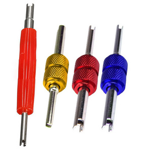 4pcs Dual Schrader Valve Stem Core Remover Installer Car HVAC Service Tool