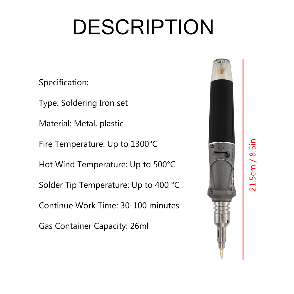 10 In 1 Self-Ignition Wireless Gas Soldering Iron Cordless Welding Torch Kit Tool Ignition Butane Gas Burner For  Torch Pen