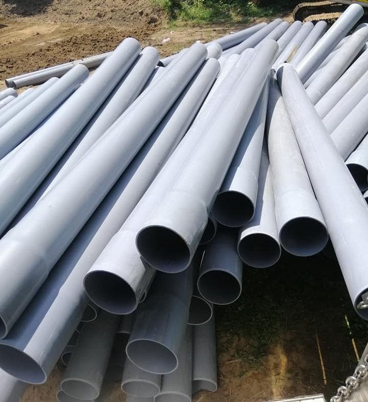 Custom any size Manufacture wholesale OEM PVC half round plastic pipe