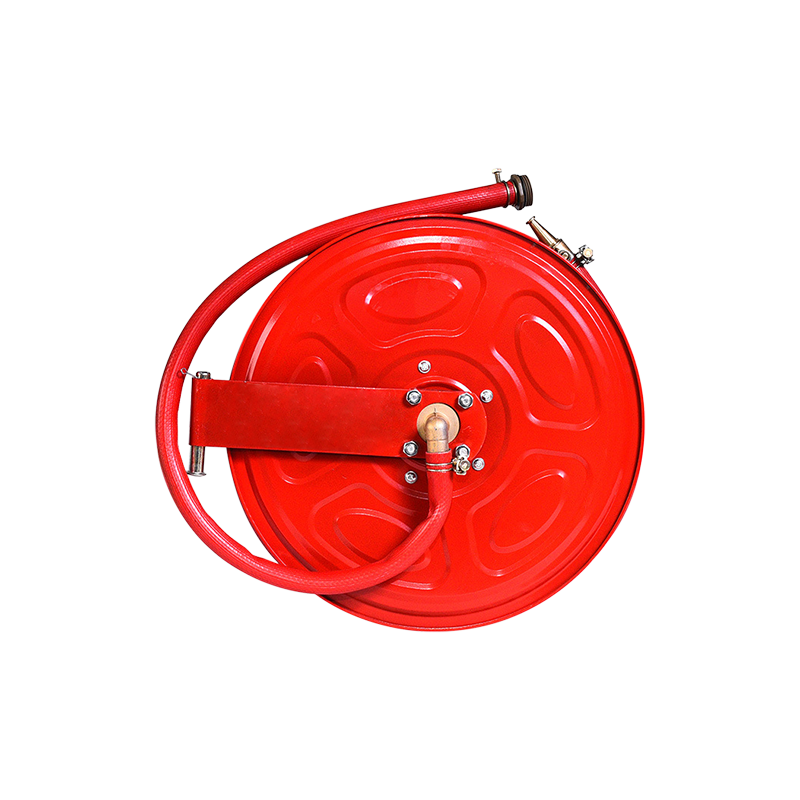 Fire hose reels for fire extinguishers