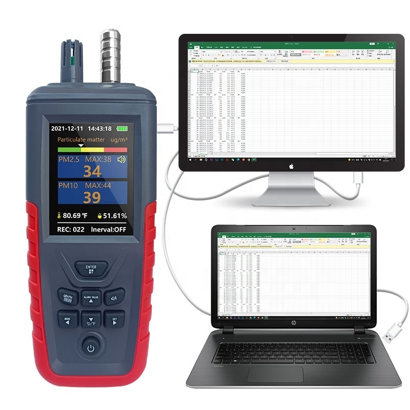 Laser Dust Airborne Sesnor Size Analyzer Calibration For Clean Rooms Particles Pm2.5 Particle Counter