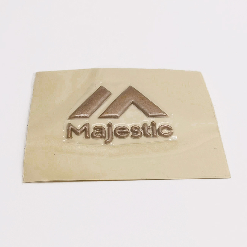 Custom Iron On Design Logo Badge Patch 3D Tpu Soft Rubber Patch Raised Silicone Heat Transfer Badges For Clothes