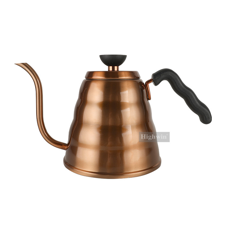 Highwin 1200ml Travel Stainless Steel Pour Over Coffee Kettle Gooseneck Coffee Kettle