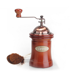 HIGHWIN Handheld Vintage Coffee Grinder Manual Wooden Hand Coffee Been Grinder