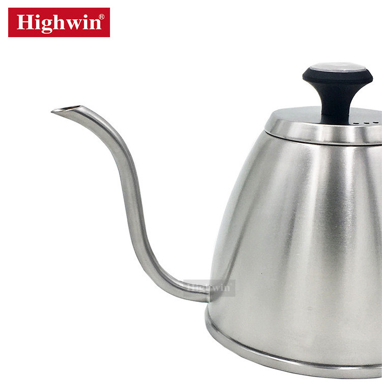 Stainless Steel Manual Pour-Over Coffee Kettle Gooseneck With Thermometer