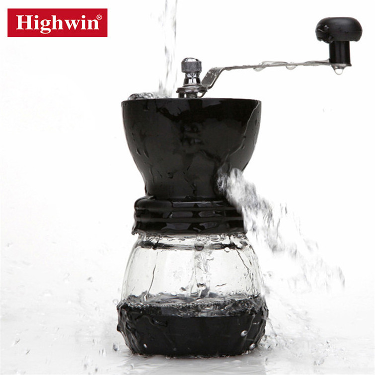 New Release Manual Coffee Grinder Glass Hand Coffee Making Machine