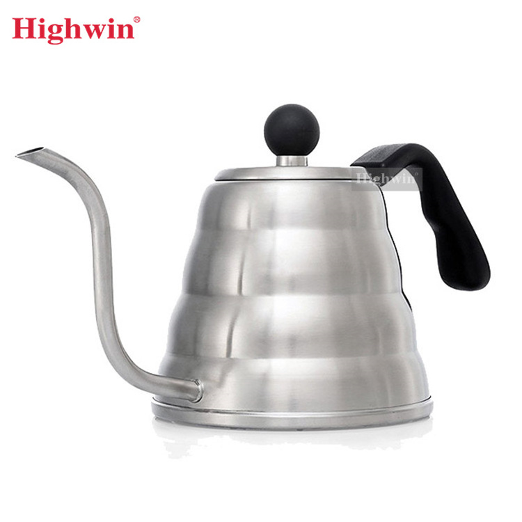 Highwin Stainless Steel Teapot Gooseneck Pour Over Coffee Dripper Kettle