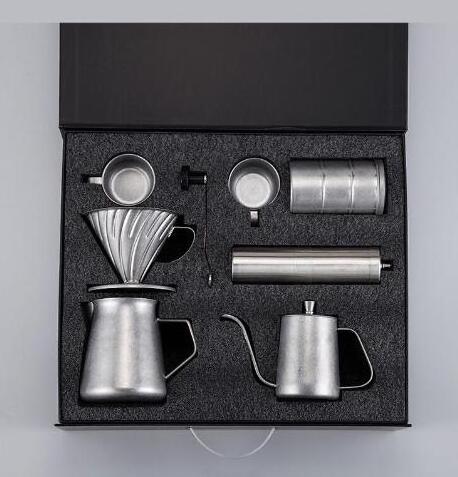 Camping Manual Coffee Grinder Hand Brewed Hand Drip Coffee & Tea Sets