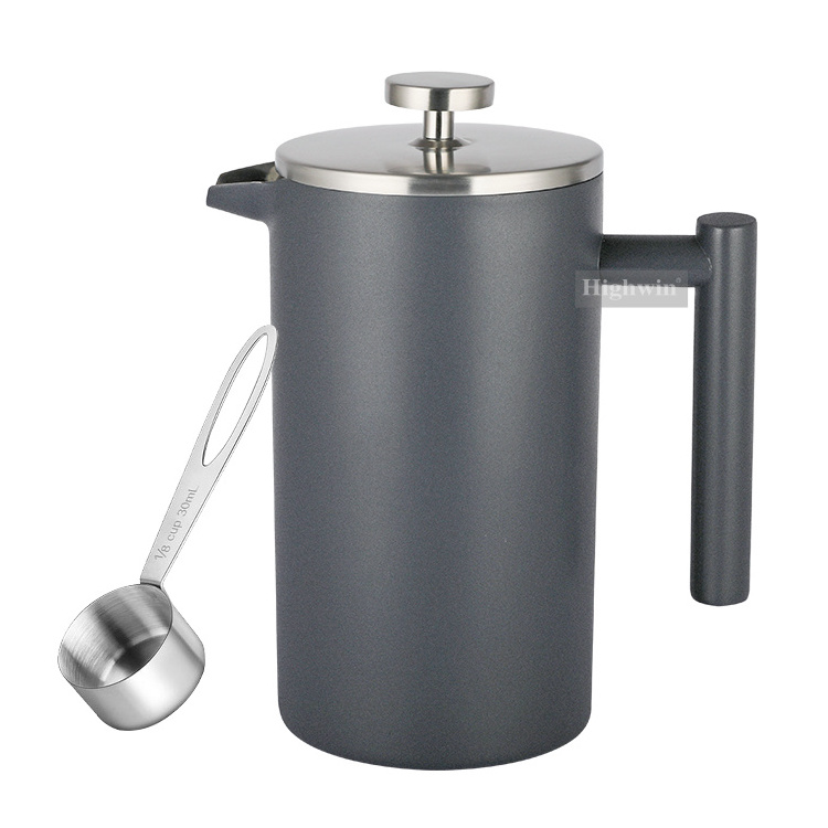 Wholesale  34oz Best Selling Double Wall French Maker Stainless Steel Best French Coffee Press Maker