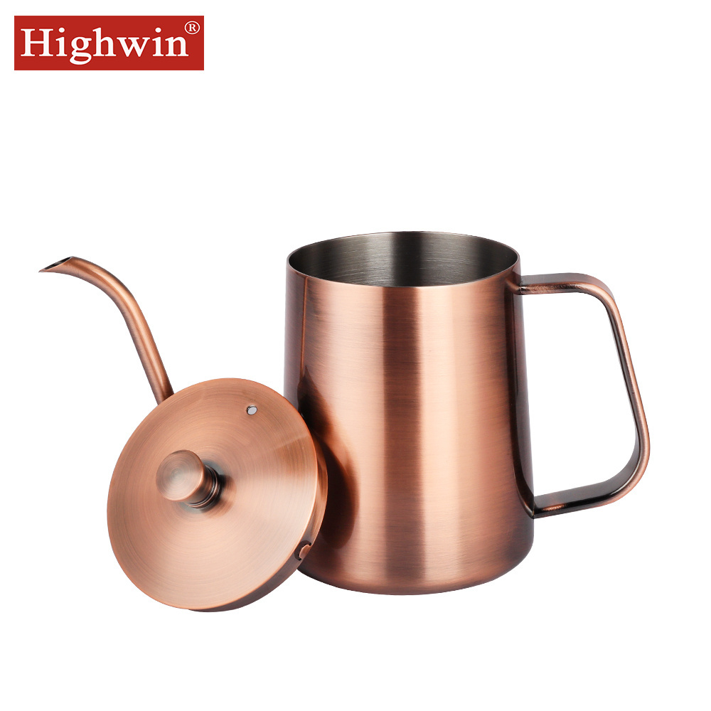 Highwin Factory Stainless Steel Tea Coffee Pot Pour Over Coffee Kettle