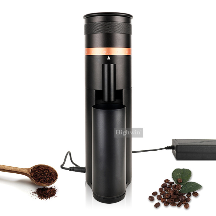 HIGHWIN Large Capacity Rechargeable Coffee Bean Grinder Electric Coffee Grinder