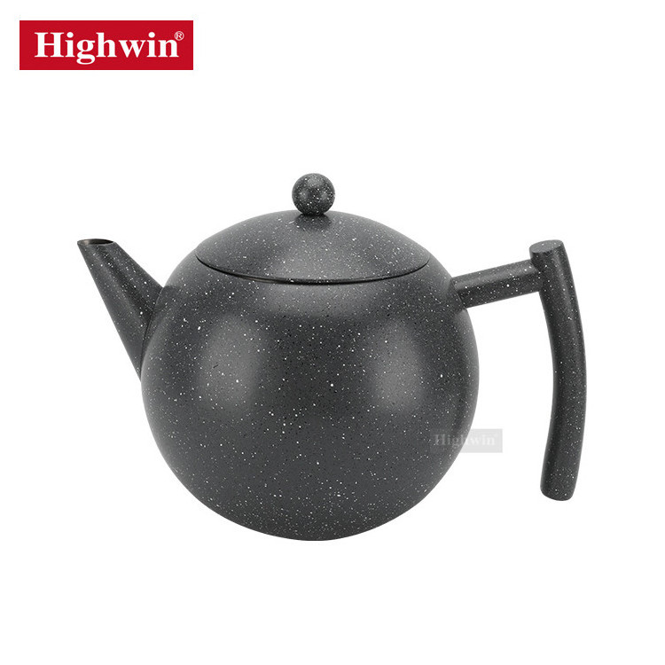 Stainless Steel Single Wall Coffee Teapot Infuser Kettle Tea Pot Set