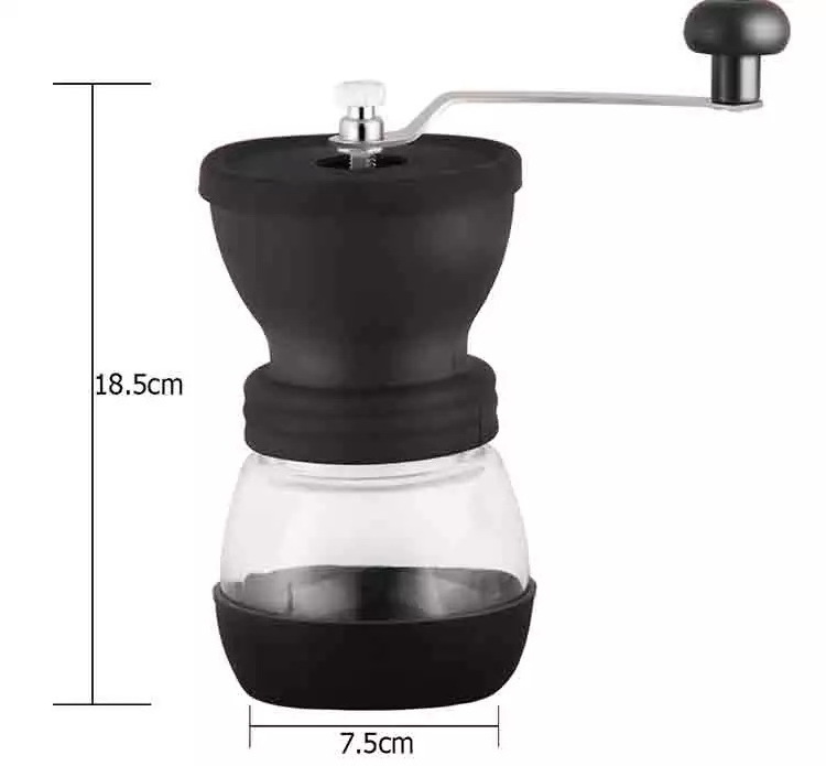 New Release Manual Coffee Grinder Glass Hand Coffee Making Machine