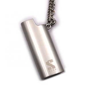 High Quality Custom Silver Necklace Custom With Pendant Lighter Case Sleeve J5 Lighter Case