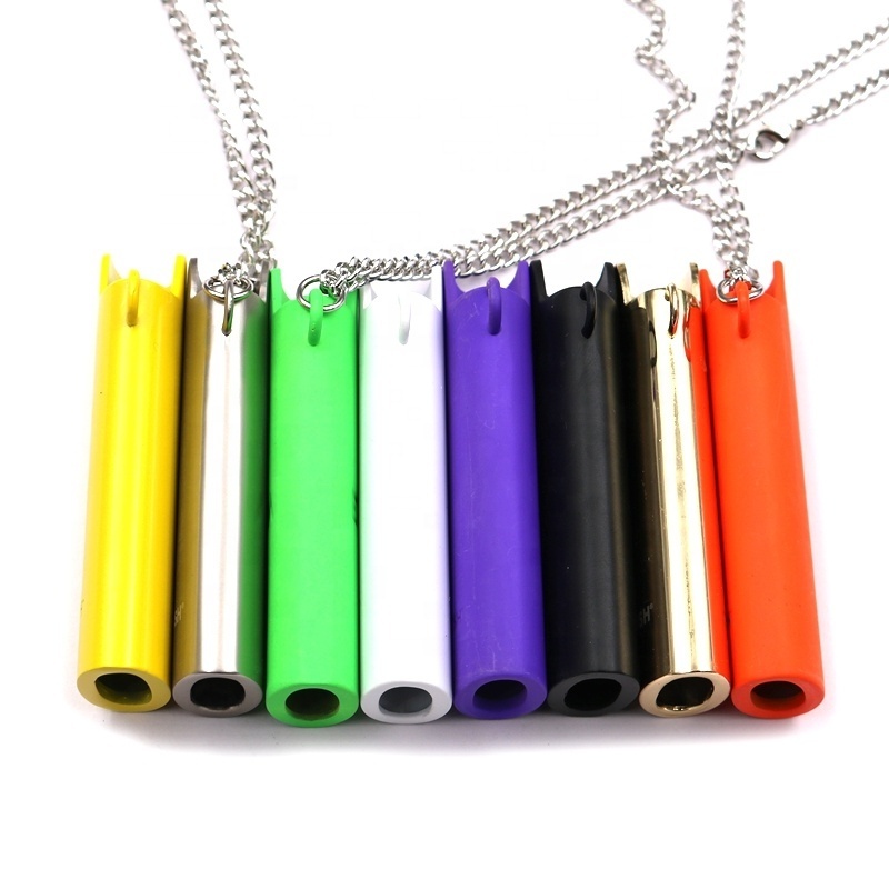 High Quality Custom logo Colorful metal zinc alloy J3 J5 Lighter Case with necklace