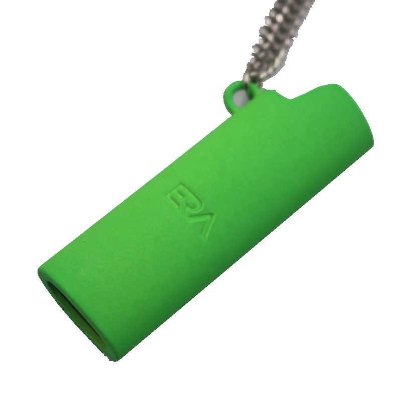 High Quality Custom Colorful Matte Lighter Case Necklace Custom Lighter Case With Pendant