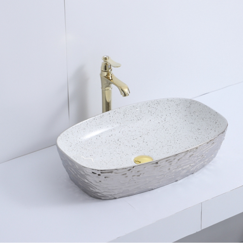 ceramic sink double vanity basin for bathroom caninet factory