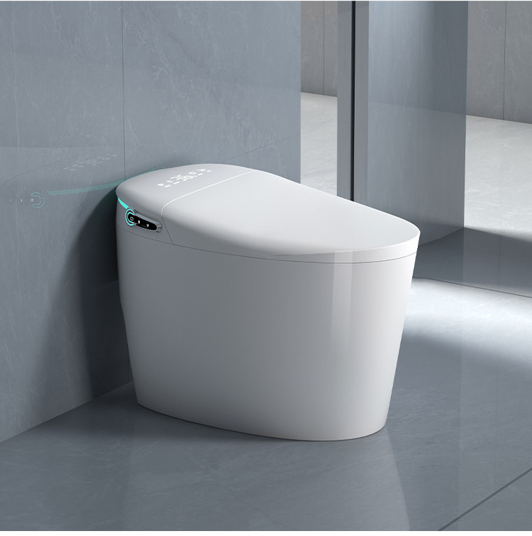 Luxury Foot Flush Smart Toilet With Tank Automatic Toilet Intelligent Smart WC With Remote Control