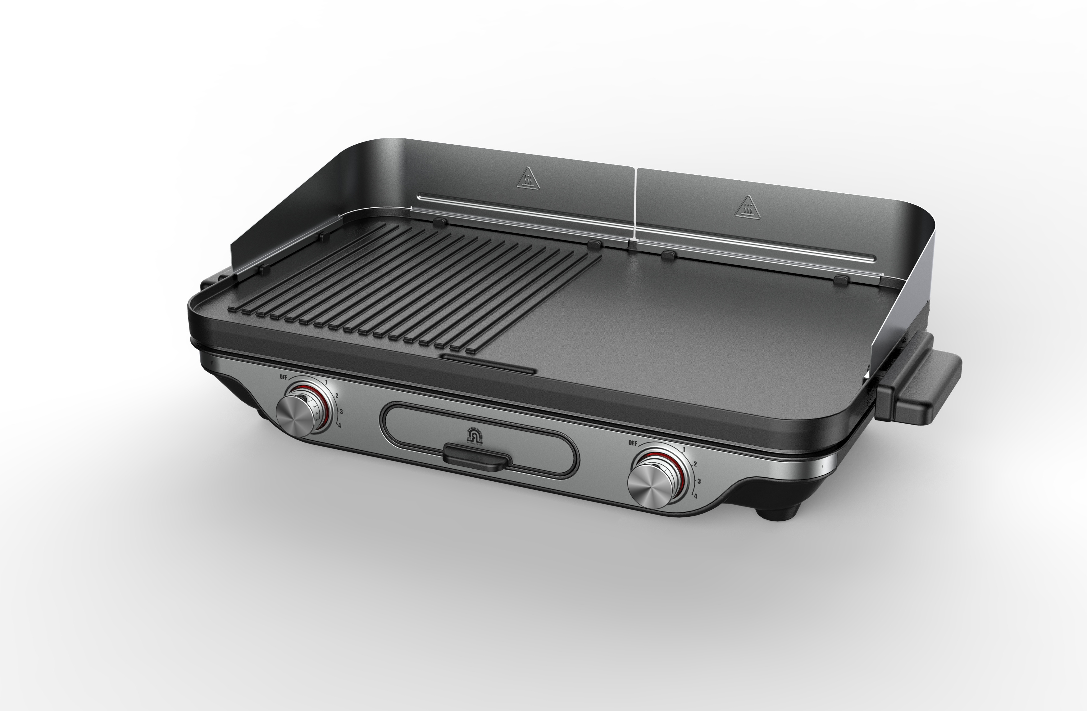 High Quality 2200W Plancha Barbecue with Lava Rock Grill Machine Electric Bbq Grill Customized Indoor Home BBQ Electric Grill