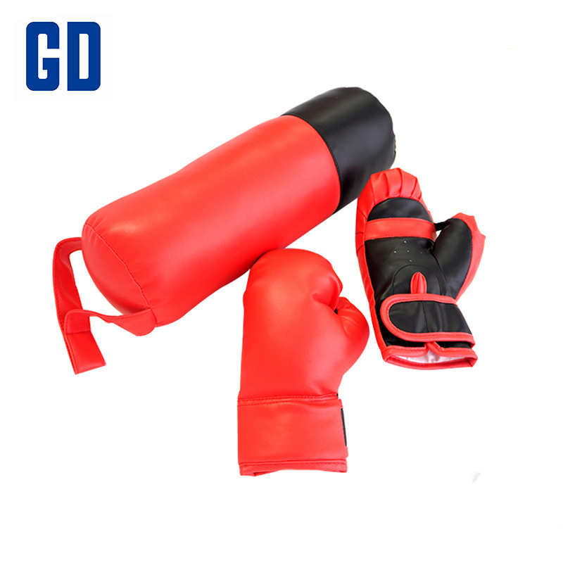 GD Punching Bag & Boxing Glove Set 4 ounce glovex2 training equipment;kids boxing set/kids boxing bag/kids boxing gloves