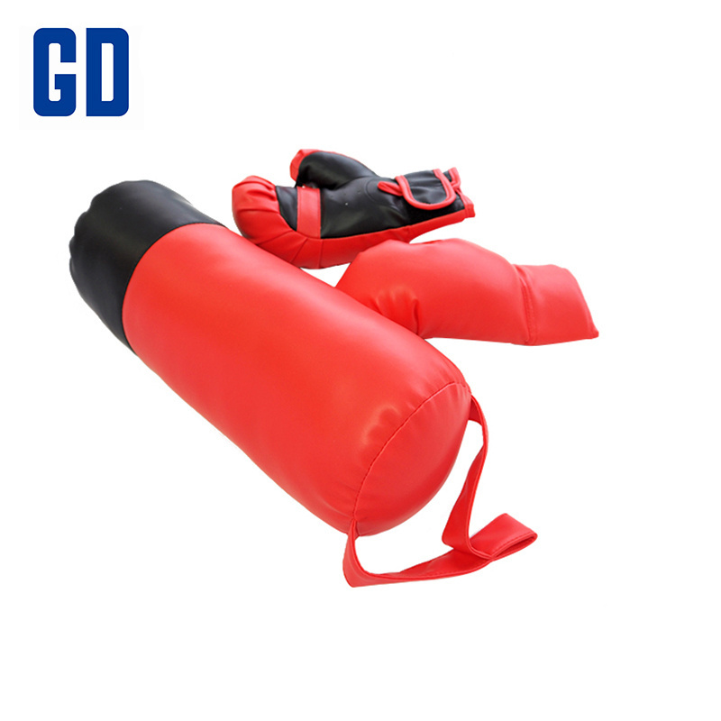 GD Punching Bag & Boxing Glove Set 4 ounce glovex2 training equipment;kids boxing set/kids boxing bag/kids boxing gloves