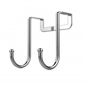 J Shape Towel Rack Chrome Bathroom Kitchen Hook Cabinet Drawer Rack