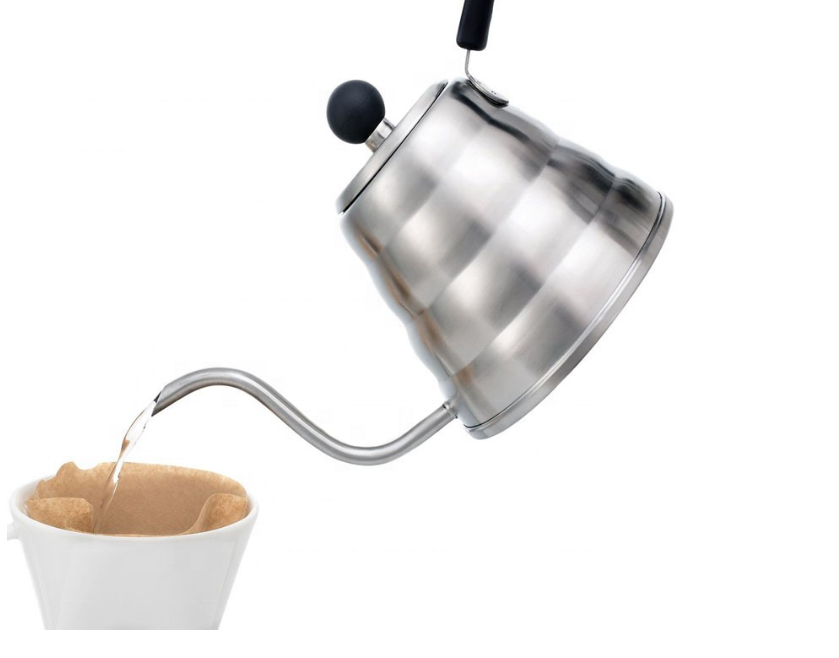 1.0L/1.2L Stainless Steel Kettle Coffee and Tea Kettle Flow Gooseneck Pour Over Coffee Kettle