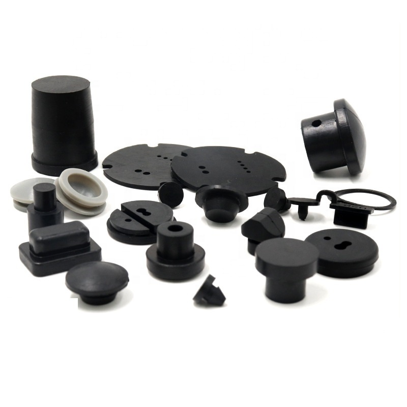 custom molded or extrusion silicone parts silicone rubber hole plug