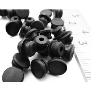 Solid rubber grommet without hole automotive push in grommets