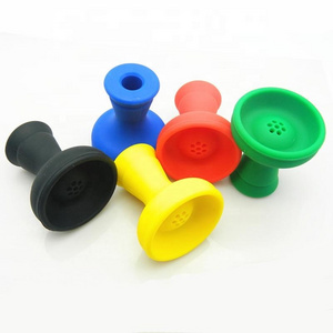 Customized silicone bowl smoking hookah head bowls cigarretes tool