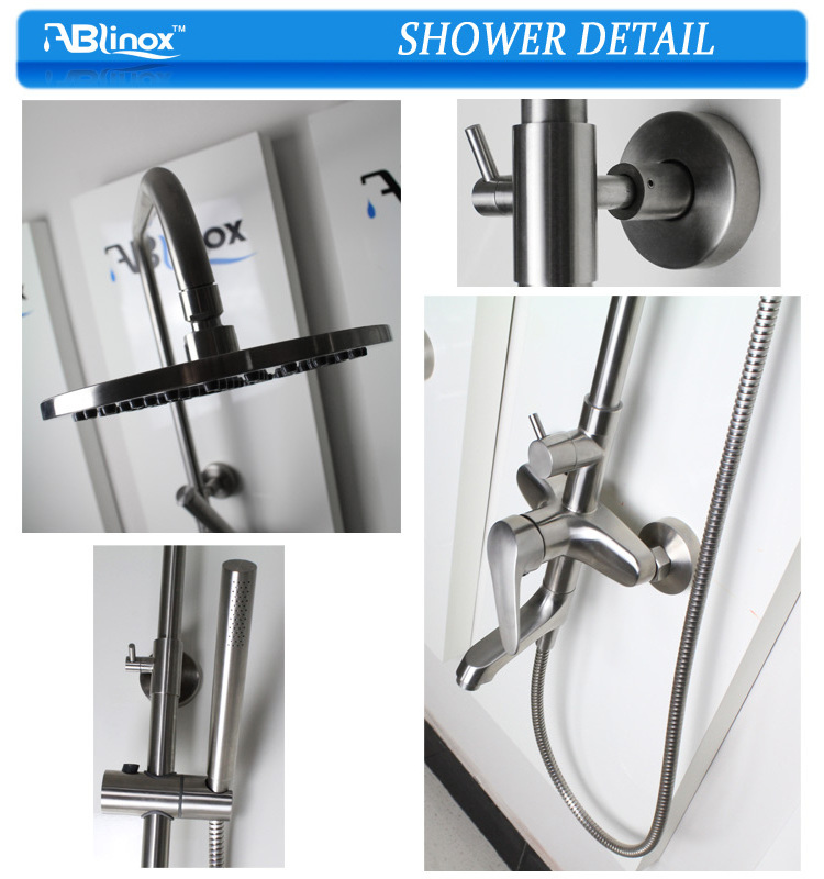 New design single handle ceramic cartridge bathroom rain shower faucet Ceiling, shower system bath & shower faucets