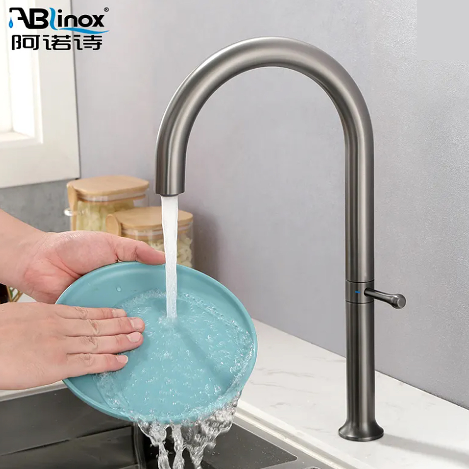 ABL Casting Tap 304 stainless steel shower kitchen faucet water mixer