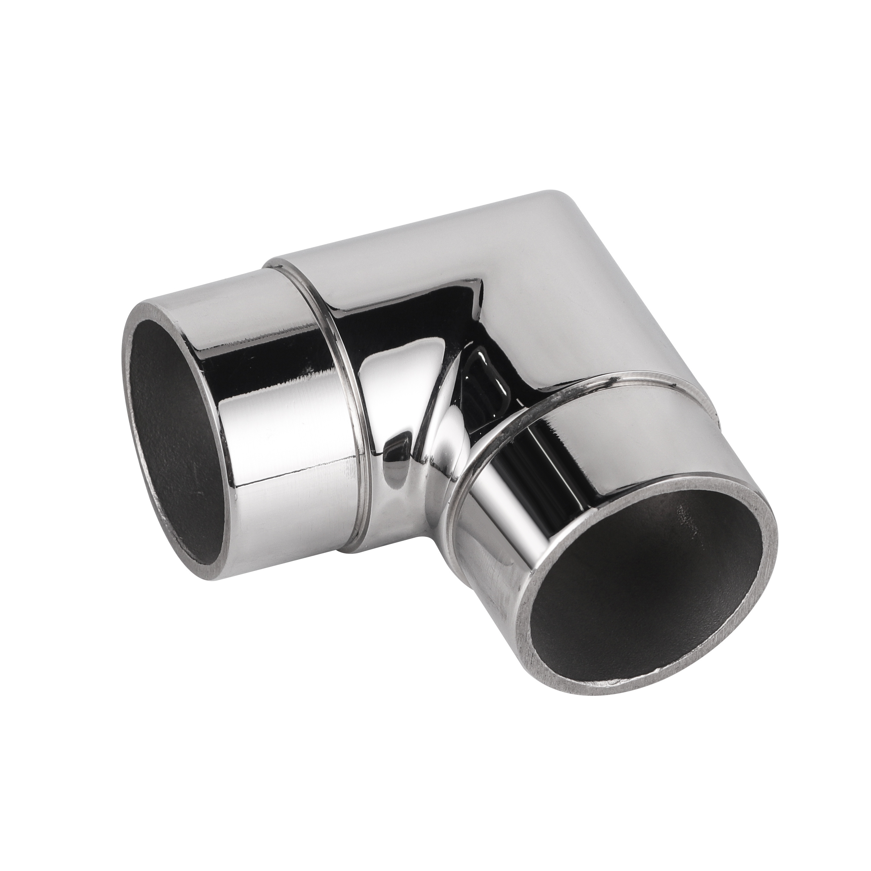 Stainless Steel 3 Way 90 Degree Corner Flush Joiner Fit Square Pipe Connector 90 Degree Elbow