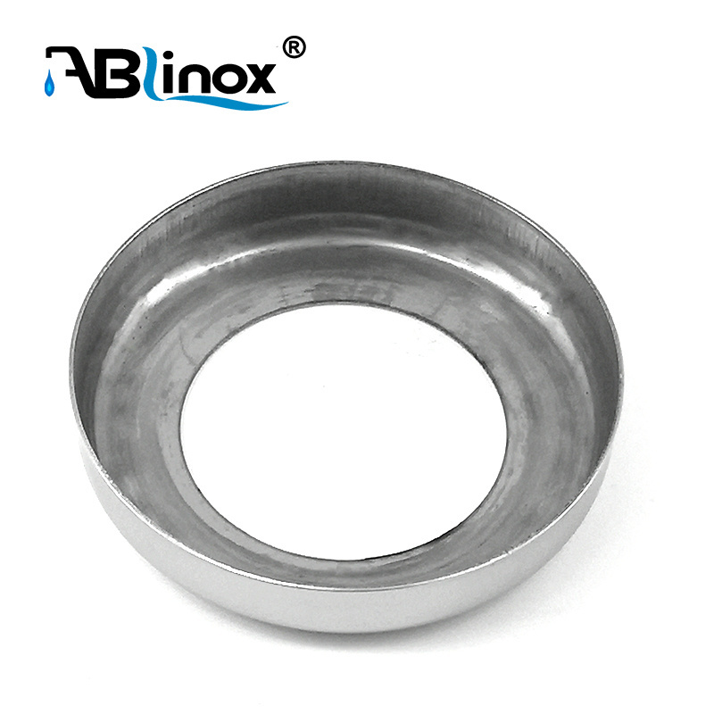 ABLinox 40.2 mm stainless steel hand rail fittings handrail base cover round baluster cover for balustrade railing