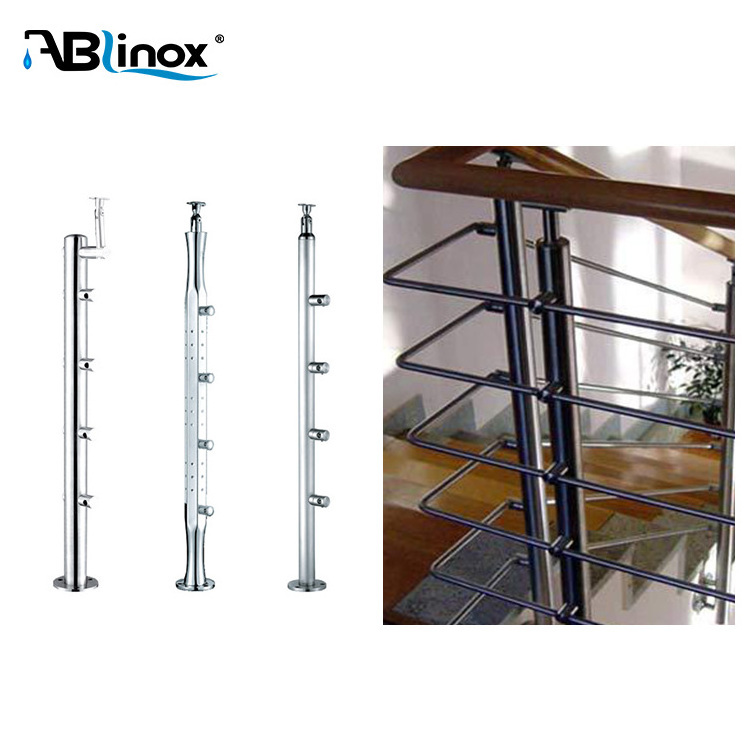 Vertical Stainless Steel Railings Balustrade Baluster Indoor Balustrade Balcony Railing Systems Designs