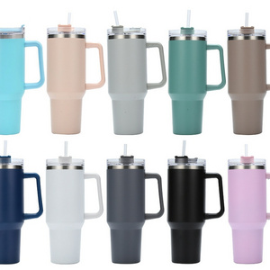 40oz Adventure Quencher Stainless Steel 304 Vacuum Bottle Car Water thermos coffee tumbler mug with Straw and Ha