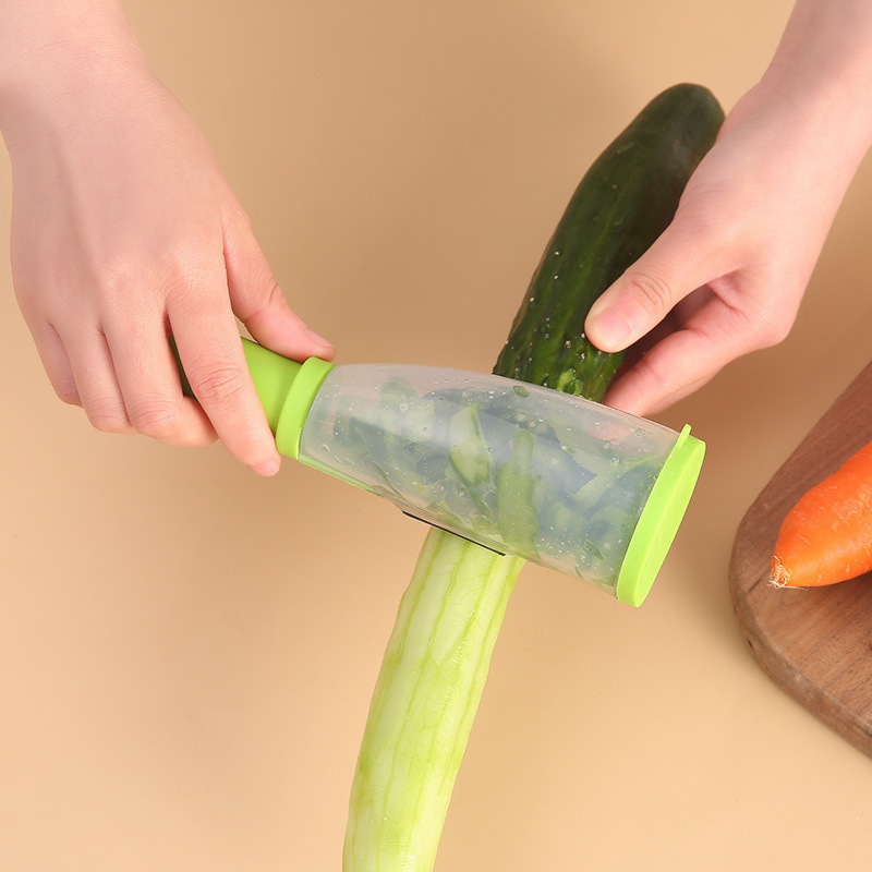 Multi-Functional Stainless Steel PP Storage Box Kitchen Accessories Set Includes Melon Fruit Potato Peeler Household Vegetable