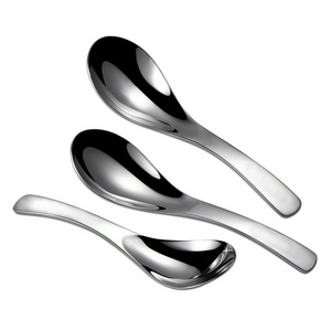 Modern Court Style Children's Dinner Soup Spoon Thickened Earl Spoon Eco-Friendly Metal Stainless Steel Packaged in Box