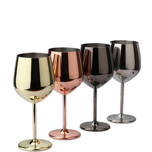 18/10 Stainless Steel wine Glass Stainless Steel Martini Cocktail Glass Wine Goblet